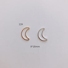 Load image into Gallery viewer, DIY Jewelry Making Geometric Triangle Copper Gold Earrings Minimalist Accessories Materials Hand Made Closed Circle Pendants