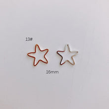 Load image into Gallery viewer, DIY Jewelry Making Geometric Triangle Copper Gold Earrings Minimalist Accessories Materials Hand Made Closed Circle Pendants