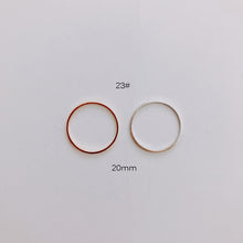 Load image into Gallery viewer, DIY Jewelry Making Geometric Triangle Copper Gold Earrings Minimalist Accessories Materials Hand Made Closed Circle Pendants