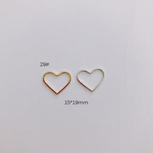 Load image into Gallery viewer, DIY Jewelry Making Geometric Triangle Copper Gold Earrings Minimalist Accessories Materials Hand Made Closed Circle Pendants