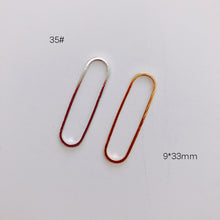 Load image into Gallery viewer, DIY Jewelry Making Geometric Triangle Copper Gold Earrings Minimalist Accessories Materials Hand Made Closed Circle Pendants