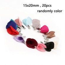 Load image into Gallery viewer, 10~50pcs Mixed Cotton Silk Polyester Flower Tassel Charm Pendant hand made for Drop Earring Jewelry Findings DIY Craft Making