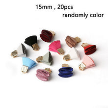 Load image into Gallery viewer, 10~50pcs Mixed Cotton Silk Polyester Flower Tassel Charm Pendant hand made for Drop Earring Jewelry Findings DIY Craft Making