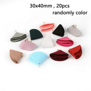 10~50pcs Mixed Cotton Silk Polyester Flower Tassel Charm Pendant hand made for Drop Earring Jewelry Findings DIY Craft Making
