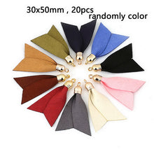 Load image into Gallery viewer, 10~50pcs Mixed Cotton Silk Polyester Flower Tassel Charm Pendant hand made for Drop Earring Jewelry Findings DIY Craft Making