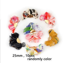 Load image into Gallery viewer, 10~50pcs Mixed Cotton Silk Polyester Flower Tassel Charm Pendant hand made for Drop Earring Jewelry Findings DIY Craft Making
