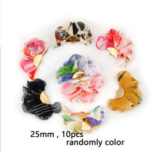 10~50pcs Mixed Cotton Silk Polyester Flower Tassel Charm Pendant hand made for Drop Earring Jewelry Findings DIY Craft Making