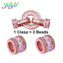Load image into Gallery viewer, Hand Made Jewelry Findings AAA Zirconia Connector Fastener Clasps Accessories For Crystals Beads Jewelry Bracelets DIY Making