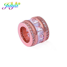 Load image into Gallery viewer, Hand Made Jewelry Findings AAA Zirconia Connector Fastener Clasps Accessories For Crystals Beads Jewelry Bracelets DIY Making