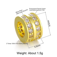 Load image into Gallery viewer, Hand Made Jewelry Findings AAA Zirconia Connector Fastener Clasps Accessories For Crystals Beads Jewelry Bracelets DIY Making