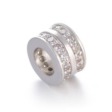Load image into Gallery viewer, Hand Made Jewelry Findings AAA Zirconia Connector Fastener Clasps Accessories For Crystals Beads Jewelry Bracelets DIY Making