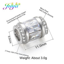 Load image into Gallery viewer, Hand Made Jewelry Findings AAA Zirconia Connector Fastener Clasps Accessories For Crystals Beads Jewelry Bracelets DIY Making